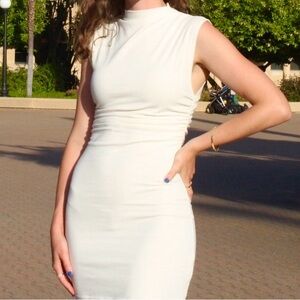 Reformation Alden Ivory Mini Dress